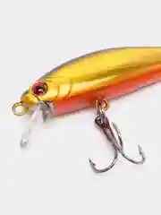 Золотой воблер Minnow для ловли рыбы троллингом, дорожкой или спиннингом, 56 мм
