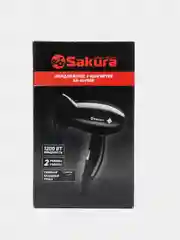 Черный фен для волос Sakura SA-4049BK, 2200 Вт