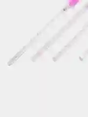 Фиолетовый щеточки для ресниц и бровей, с блестками