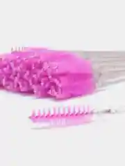 Фиолетовый щеточки для ресниц и бровей, с блестками
