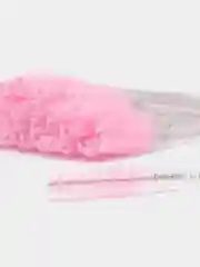 Розовый щеточки для ресниц и бровей, с блестками