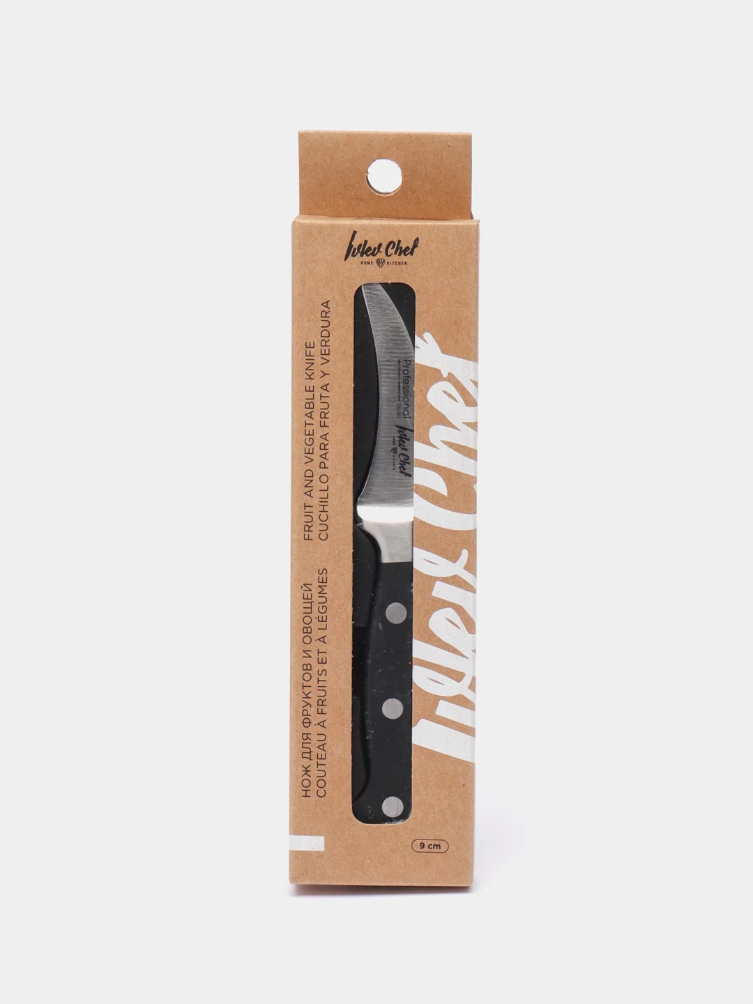 Нож кухонный овощной Ivlev Chef Profi, 9 см, 5Cr15