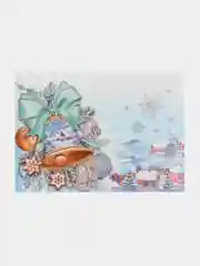 Голубой письмо новогоднее "Деду Морозу" А4, с конвертом А5, разные цвета и варианты