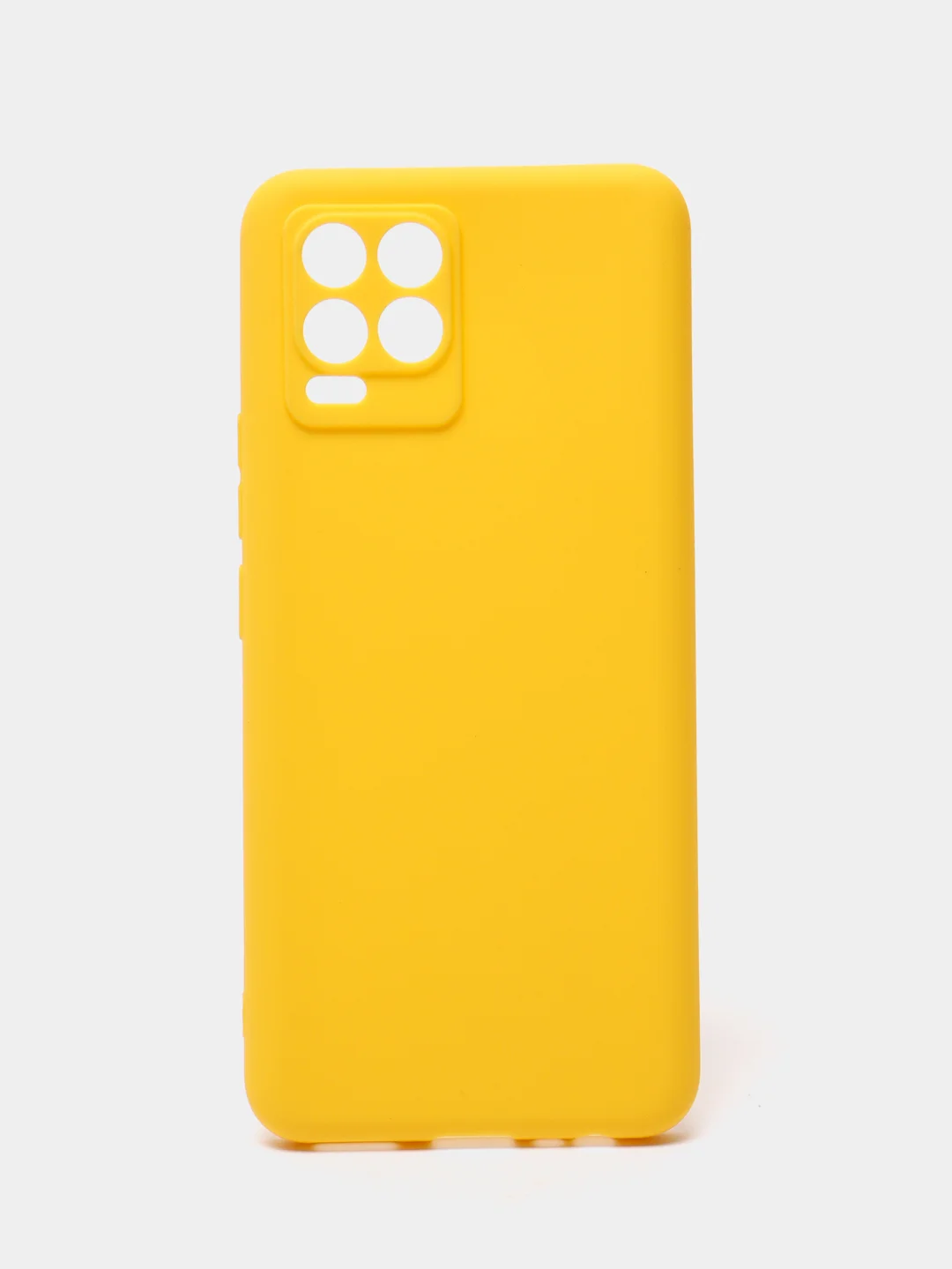 Желтый чехол для Realme 8 / Realme 8 Pro силиконовый матовый, цветной