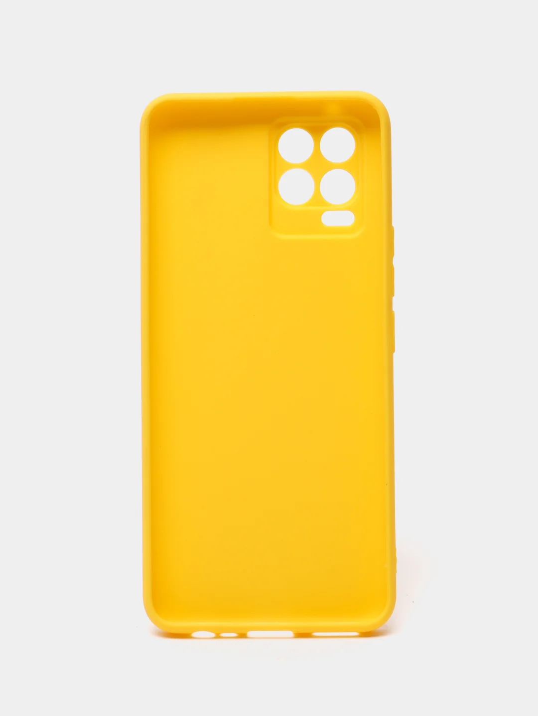 Желтый чехол для Realme 8 / Realme 8 Pro силиконовый матовый, цветной