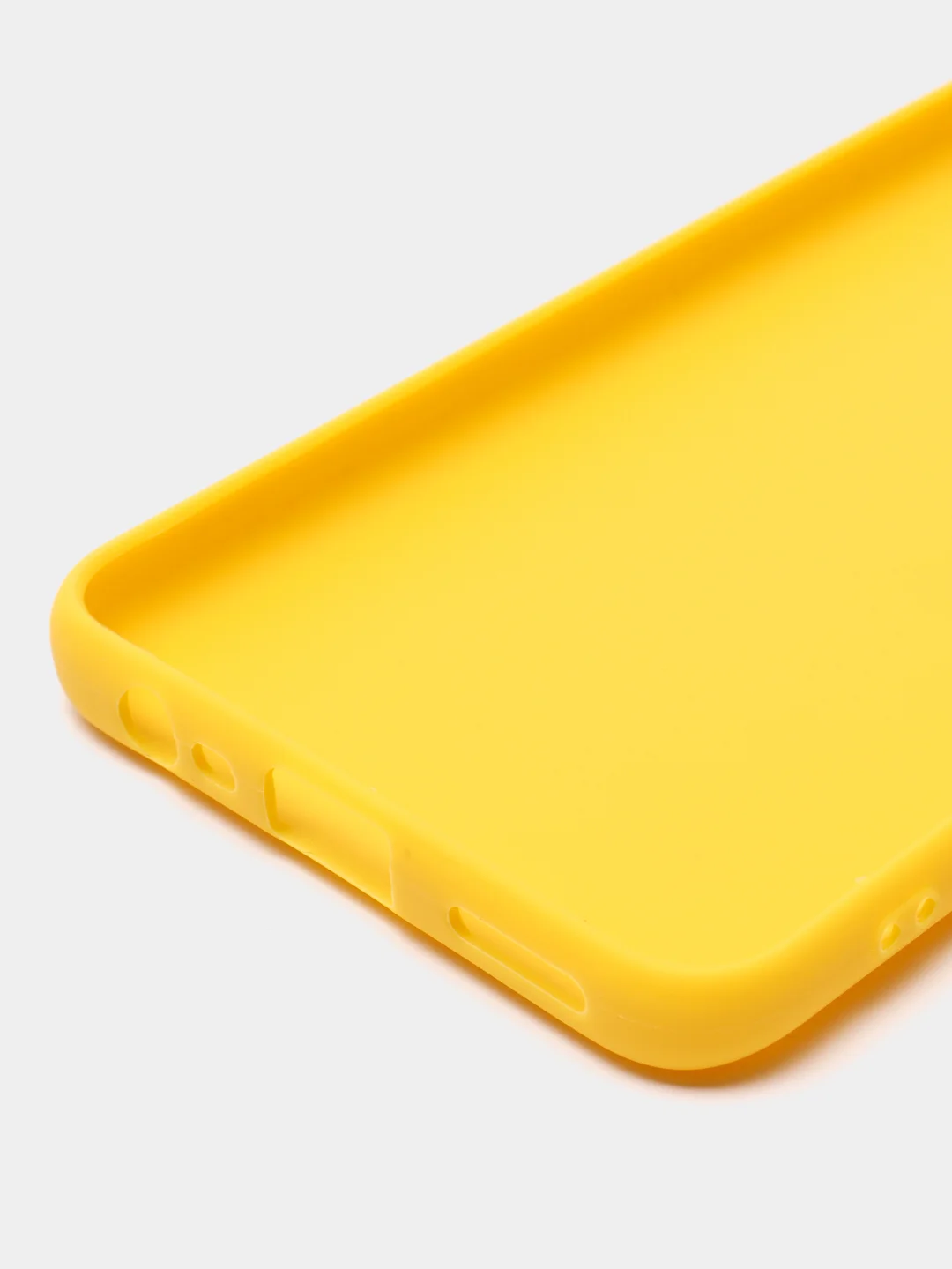 Желтый чехол для Realme 8 / Realme 8 Pro силиконовый матовый, цветной