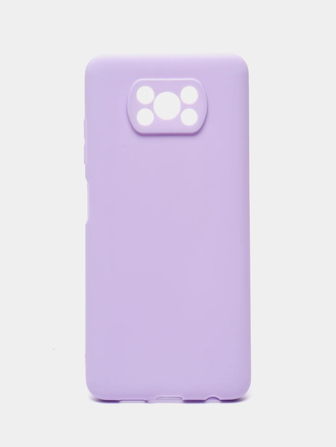 Сиреневый чехол Xiaomi Poco X3 NFC / Poco X3 Pro силиконовый матовый, цветной