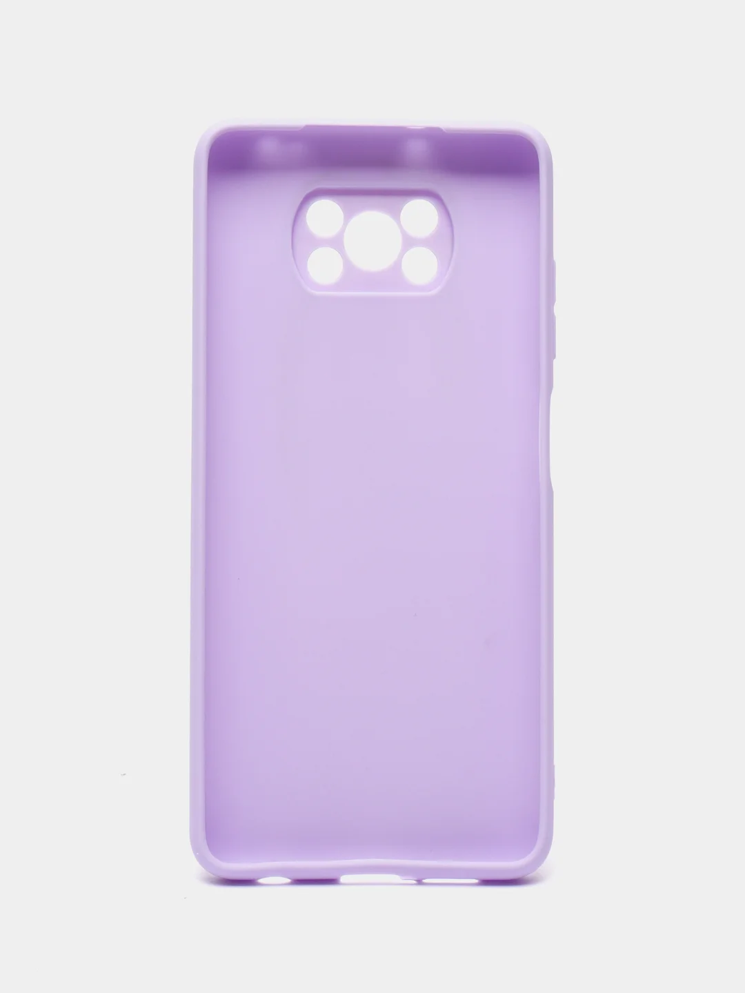 Сиреневый чехол Xiaomi Poco X3 NFC / Poco X3 Pro силиконовый матовый, цветной