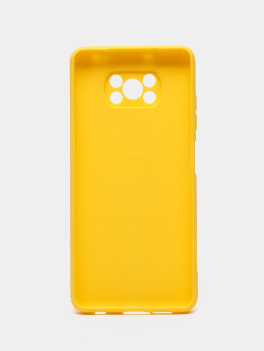 Желтый чехол Xiaomi Poco X3 NFC / Poco X3 Pro силиконовый матовый, цветной