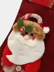 Красный рождественский носок для подарка