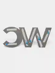 Табличка на дверь туалета Metalts WC нержавеющая сталь 1,5мм. 16х7см