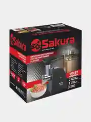 Черный мясорубка Sakura SA-6423BK, 1500 Вт