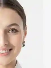 Серебряный серьги геометрические медицинский сплав, звенья цепи, под серебро металл