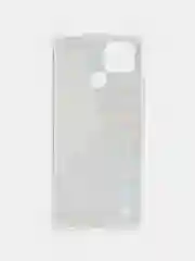 Молочный чехол Realme C21 Реалми С21 силиконовый с рисунком
