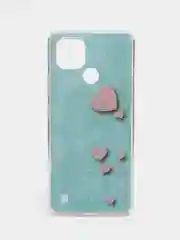 Индиго чехол Realme C21 Реалми С21 силиконовый с рисунком