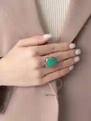 Кольца и серьги/Малахит