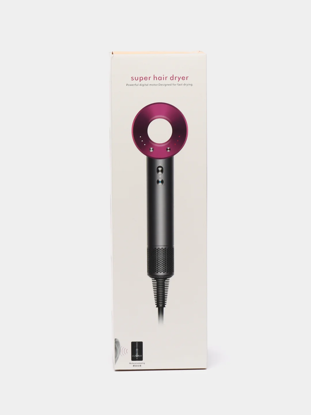 Красный фен для волос Super hair dryer