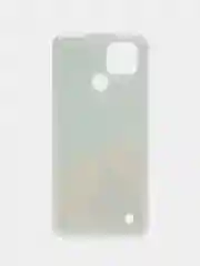 Бежевый меланж чехол Realme C21 Реалми С21 силиконовый с рисунком
