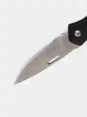 Черный нож перочинный "Разведчик", лезвие 6,5 см, рукоять металл, складной