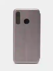 Серый чехол книжка Huawei Honor P30 Lite/20S/P30 Lite New Edition/20 Lite(Хонор П30 Лайт/20С)