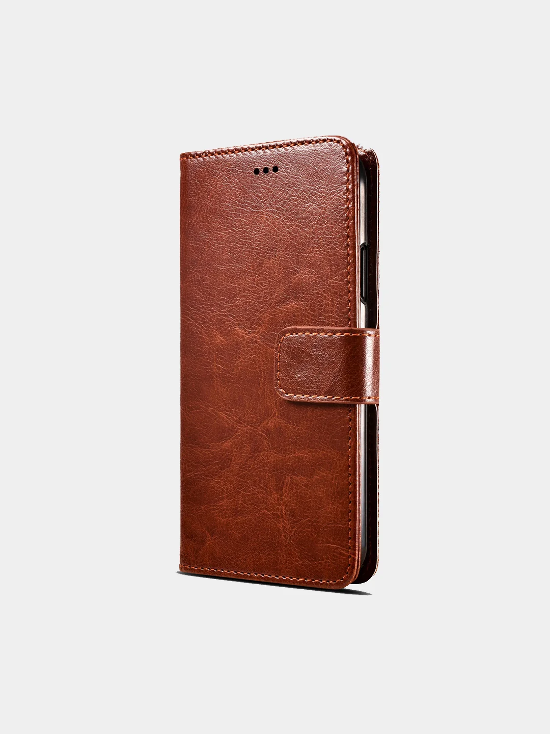 Голубой кожаный PU чехол-книжка Xiaomi Poco M4 Pro 5G / Redmi Note 11T 5G