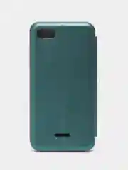 Зеленый чехол-книжка на Xiaomi Redmi 6A, Сяоми Редми 6А