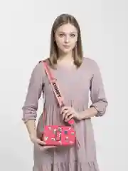 Фуксия сумка женская кросс-боди , сумка через плечо на ремешке