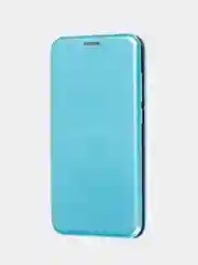Голубой чехол-книжка для Infinix Note 10 Pro