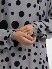 Серый мусульманское платье, для намаза