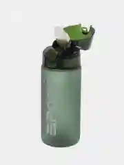 Приглушённый хаки спортивная бутылка для воды,с трубочкой,  550 мл