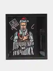Черный подарочный набор "Время чудес": Ежедневник и ручка / блокнот