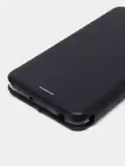 Темно-синий чехол-книжка Honor 8A / Huawei Y6 (2019)
