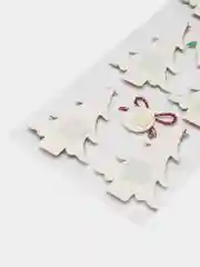 Бирюзовый новогодние 3D наклейки