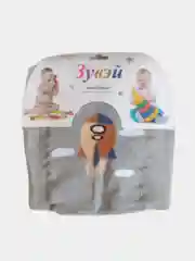 Серебряный колготки детские махровые для мальчика с тормозами