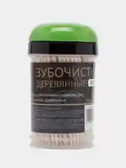 Зубочистки из берёзы Magistro, 200 шт, пластиковая баночка, крышка с дозатором