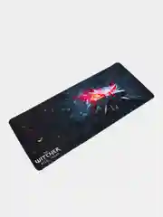 Угольный игровой коврик для мыши и клавиатуры "Ведьмак" The Witcher Геральт