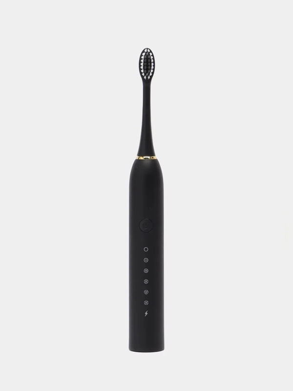 Электрическая зубная щетка SONIC TOOTHBRUSH X-3, звуковая, 6 режимов, 4 насадки