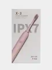 Розовый электрическая зубная щетка SONIC TOOTHBRUSH X-3, звуковая, 6 режимов, 4 насадки