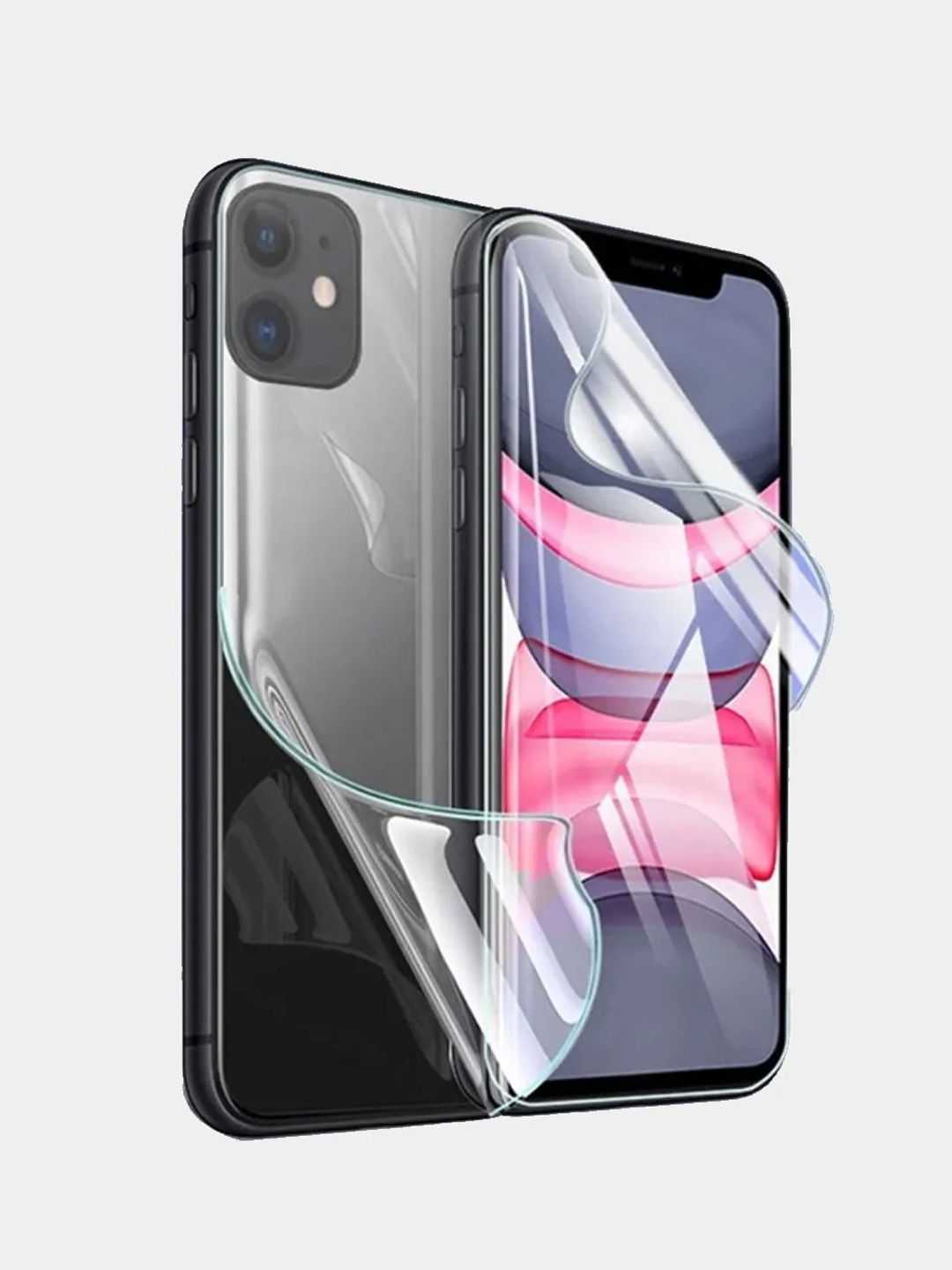 Гидрогелевая плёнка задняя и передняя для iPhone 7, 8 Plus, X, XR, XS Max,  11 Pro Max за 365 ₽ купить в интернет-магазине ПСБ Маркет от Промсвязьбанка