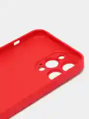 Красный чехол силиконовый для iPhone 7/8/7 Plus/11/12/13 Pro Max/12 Pro, со стеклянной панелью