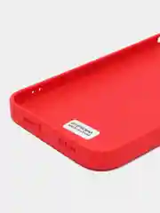 Красный чехол силиконовый для iPhone 7/8/7 Plus/11/12/13 Pro Max/12 Pro, со стеклянной панелью