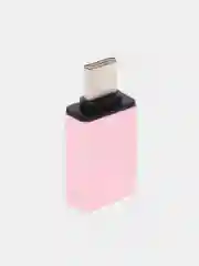 OTG-переходник (адаптер) KIN, Type-C, USB 3.0, светло-розовый