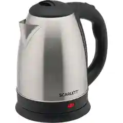 Серый металлик электрический чайник SCARLETT SC-20А, 2 литра