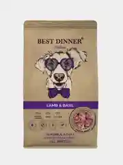 Корм сухой Бест Диннер Dog Adult Holistic Sensible, ягненок с базиликом, для собак, 3 кг