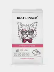Корм сухой Best Dinner Cat Adult, индейка с картофелем, для стерилизованных кошек, 1,5 кг