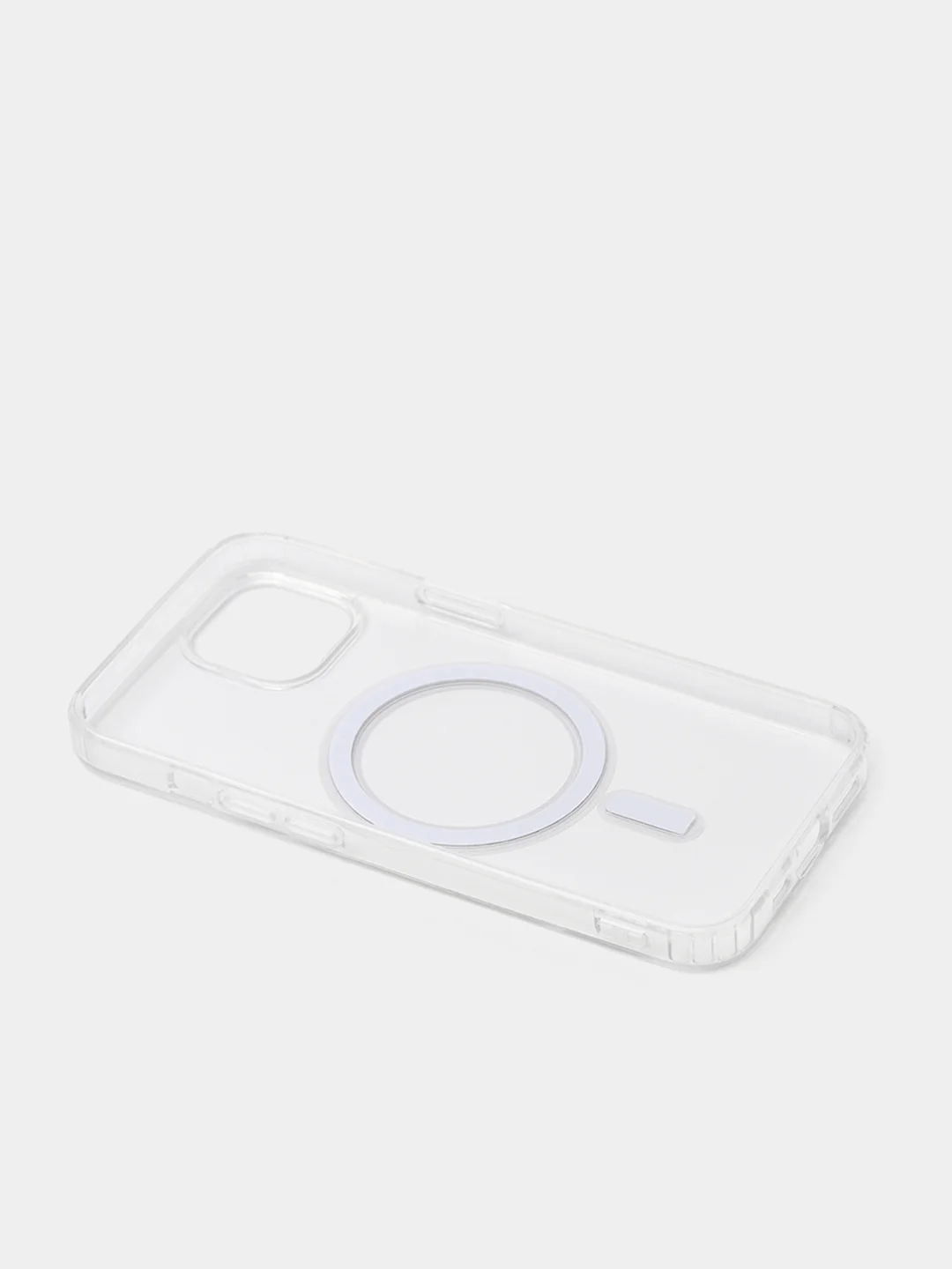 Чехол силиконовый MagSafe для iPhone 11 / 12/ 13/ 14 / 15, прозрачный