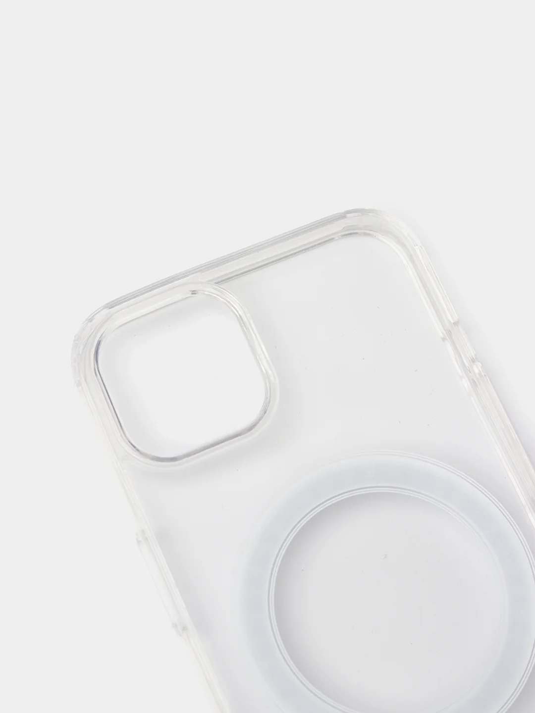 Чехол силиконовый MagSafe для iPhone 11 / 12/ 13/ 14 / 15, прозрачный