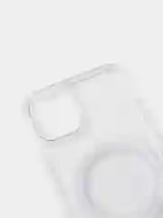 Чехол силиконовый MagSafe для iPhone 11 / 12/ 13/ 14 / 15, прозрачный