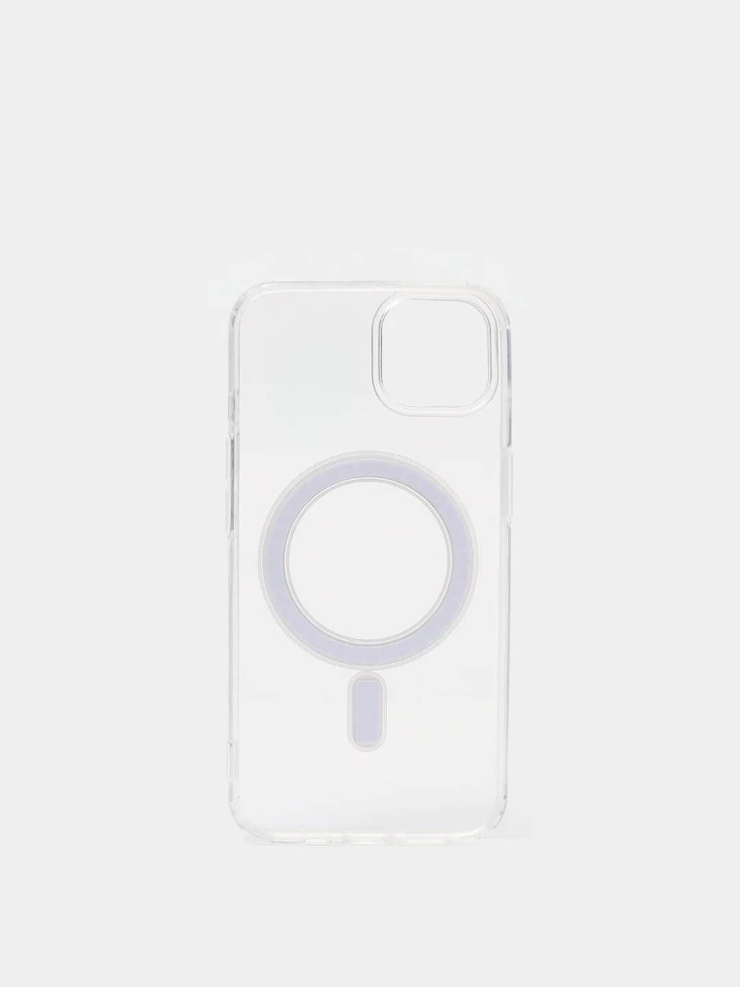 Чехол силиконовый MagSafe для iPhone 11 / 12/ 13/ 14 / 15, прозрачный