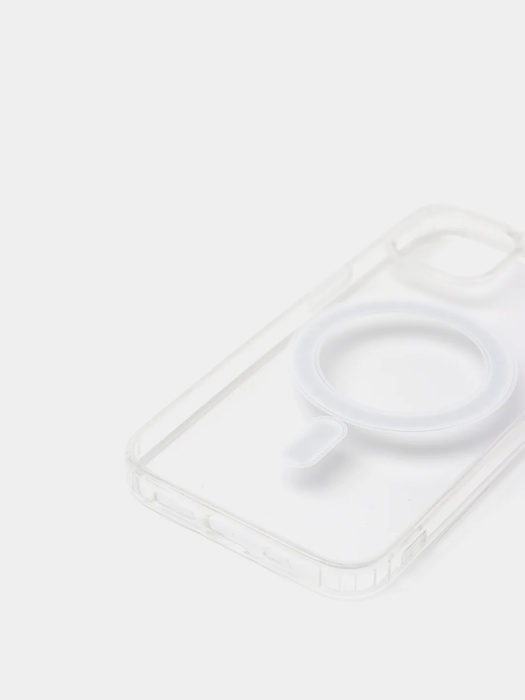 Чехол силиконовый MagSafe для iPhone 11 / 12/ 13/ 14 / 15, прозрачный